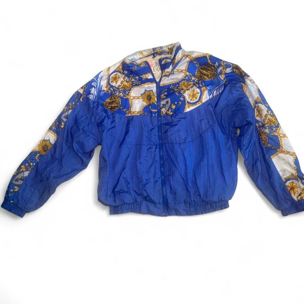 Women's Vintage Olymic Exposure 1980's Windbreaker Jacket Size M